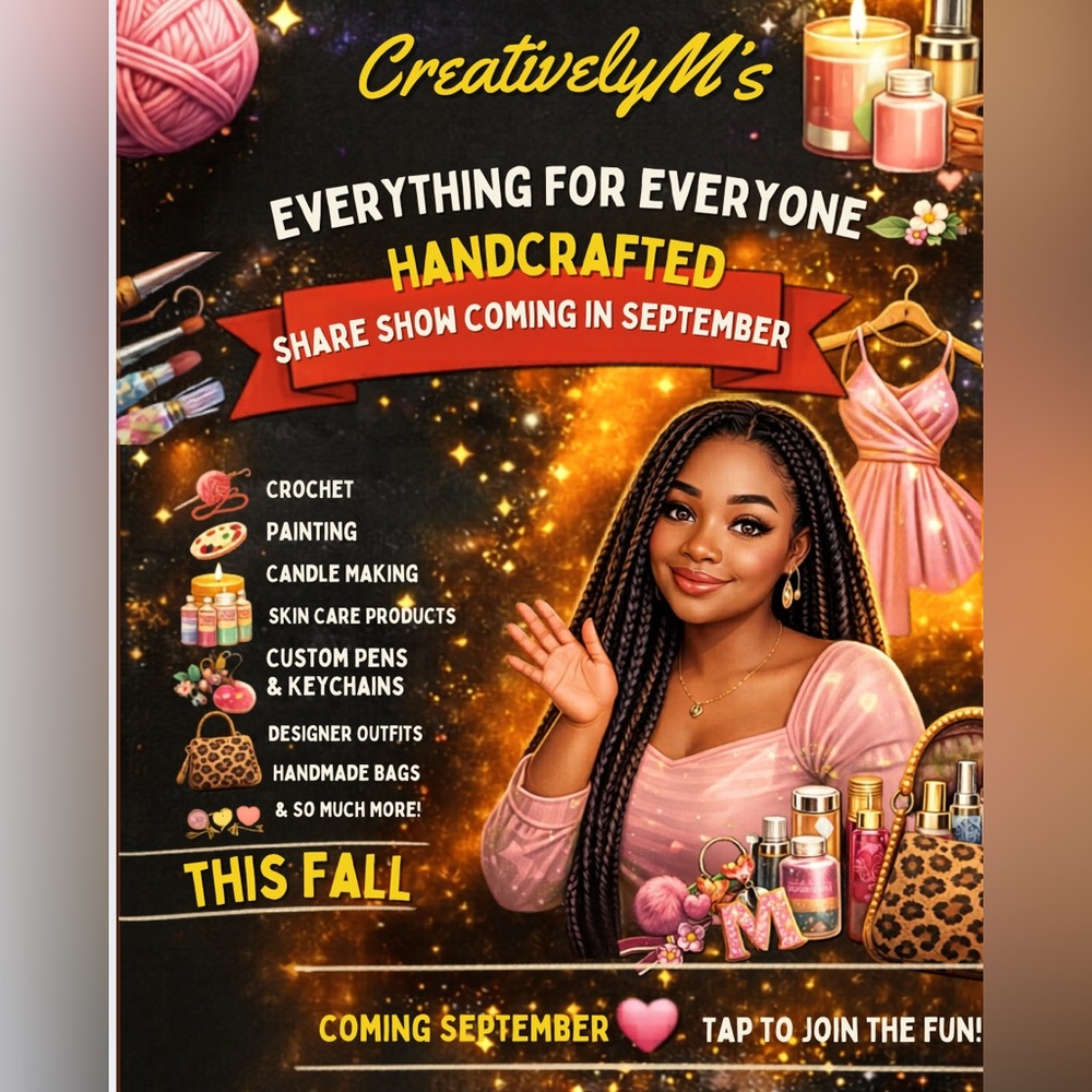 THE BEST HANDCRAFTED SHARE SHOW COMING THIS HOLIDAY SEASON